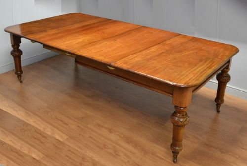 Victorian, Mellow Mahogany, Large Antique Dining Table.