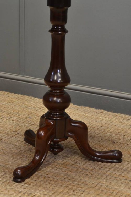 fig 2. Quality Victorian Mahogany Antique Chess Top Table.