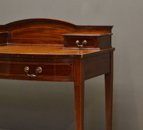 fig 1. Edwardian Mahogany Antique Writing Table / Desk