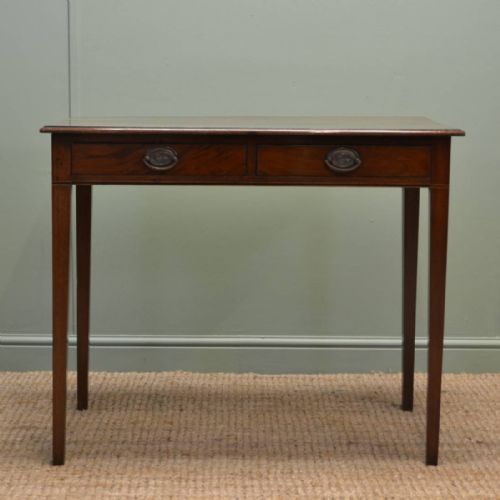 Georgian Mahogany Antique Side Table.