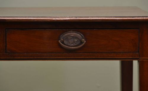 fig 1. Georgian Mahogany Antique Side Table.