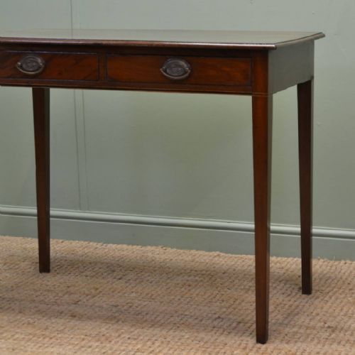 fig 2. Georgian Mahogany Antique Side Table.