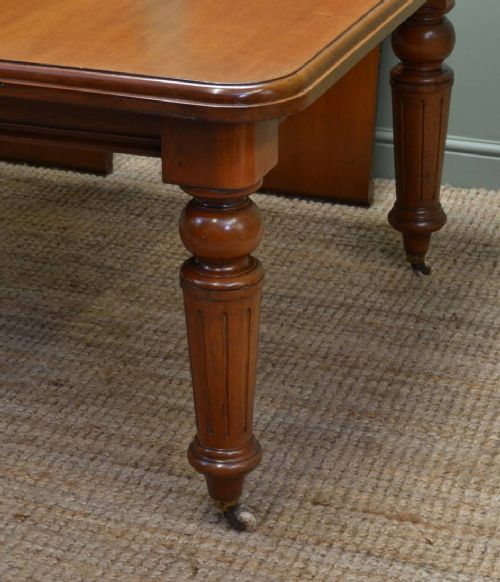 fig 1. Mellow Mahogany Victorian Antique Extending Dining Table.