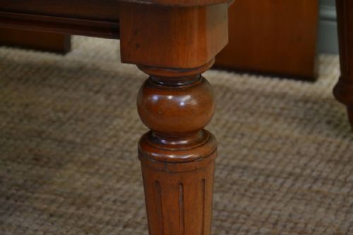 fig 2. Mellow Mahogany Victorian Antique Extending Dining Table.