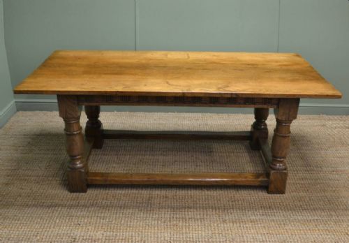 fig 1. Oak Antique Refectory Table