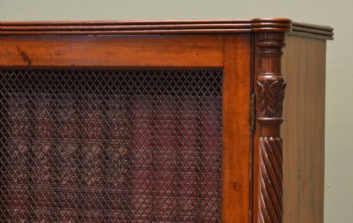 fig 2. Quality, Unusual, Regency Mahogany Antique Side Cabinet.