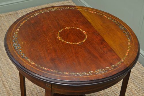 fig 1. Decorative Antique Edwardian Mahogany Occasional Table - FREE DELIVERY