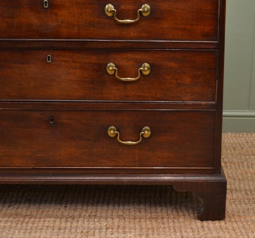 fig 1. Large Mahogany Georgian Antique Bureau