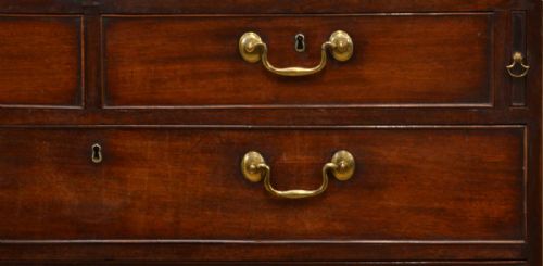 fig 2. Large Mahogany Georgian Antique Bureau