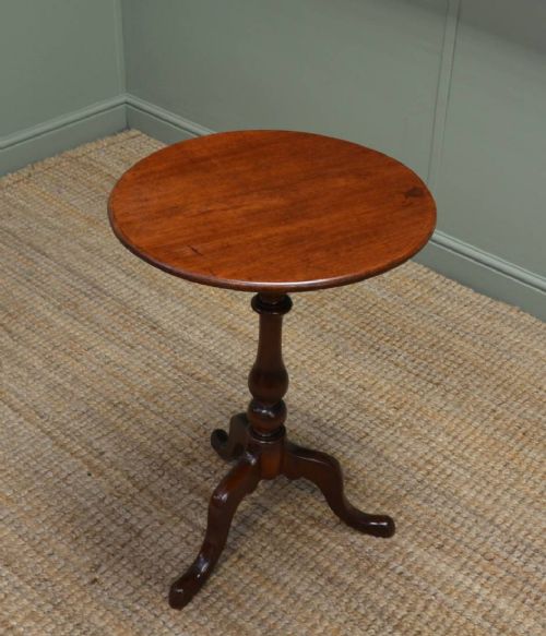 Small Victorian Mahogany Antique Wine Table / Occasional Table