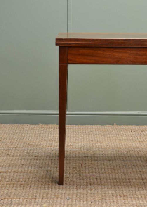 fig 1. Georgian Mahogany Country Antique Tea Table