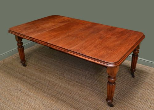 fig 1. Country Mahogany Extending Wind Out Antique Dining Table
