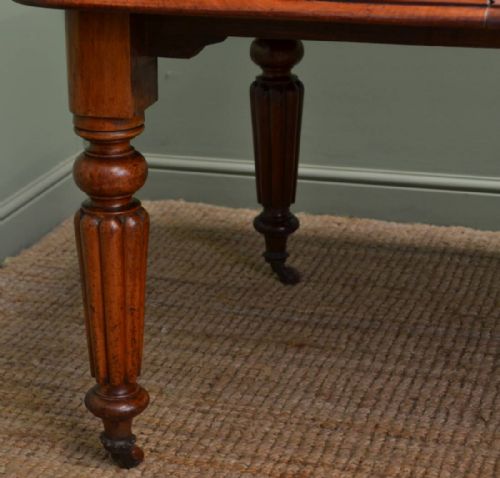 fig 2. Country Mahogany Extending Wind Out Antique Dining Table