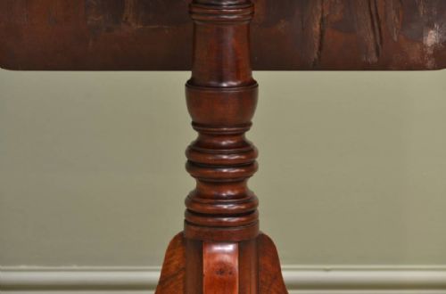 fig 2. Regency Mahogany Antique Tripod Table