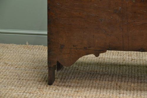 fig 2. Period Georgian Oak Antique Coffer