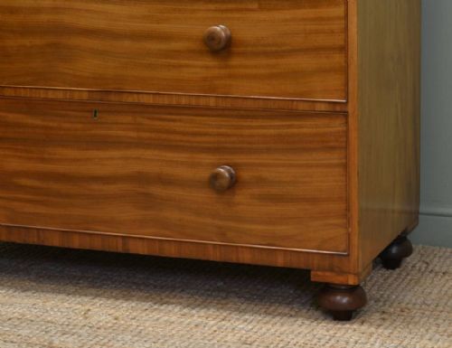 fig 1. Large Regency Mellow Mahogany Antique Chest of Drawers