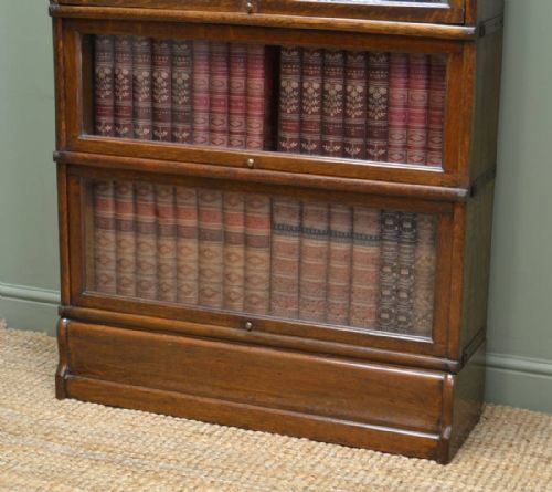 fig 1. Antique Globe-Wernicke Edwardian Oak Bookcase