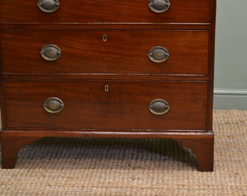 fig 1. Superb Quality Regency Antique Mahogany Compact Caddy Top Chest