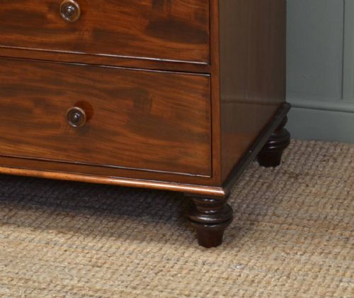 fig 2. Superb Quality Regency Mahogany Antique Linen Press