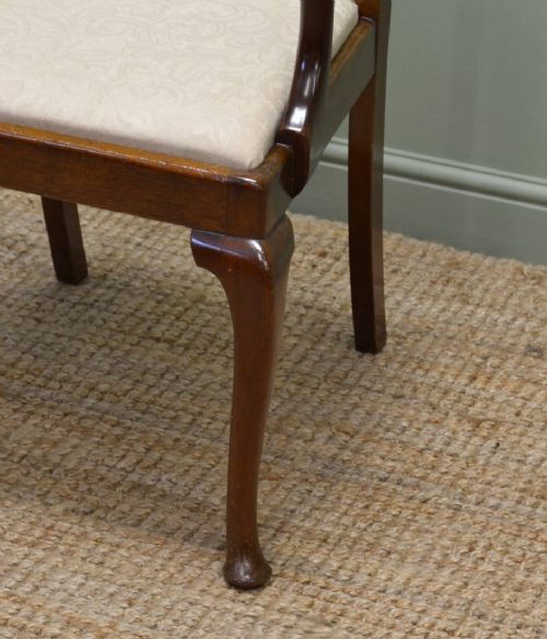 fig 2. Fine Quality, Set of Six, Antique Mahogany Edwardian Dining Chairs