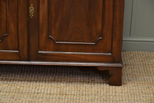 fig 2. Victorian Mahogany Antique Bookcase with Small Proportions