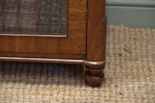 fig 2. Unusual, Small, Regency Mahogany Antique Glazed Bookcase