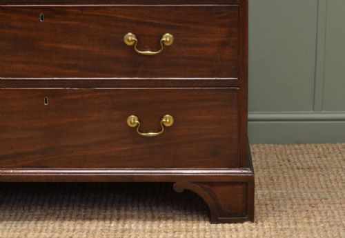 fig 1. Magnificent Quality Georgian Mahogany Antique Chest on Chest
