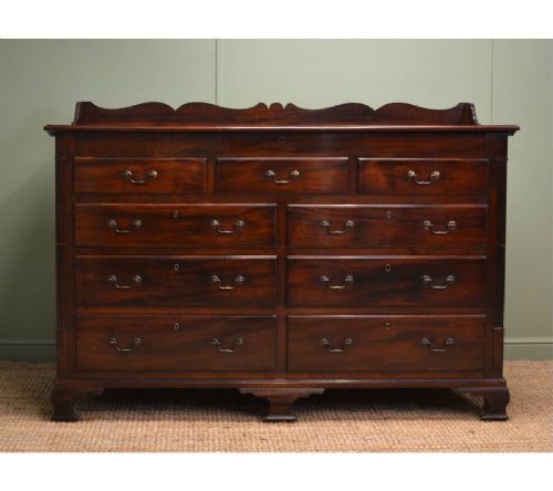 Superb Quality Large Antique Georgian Lancashire Chest