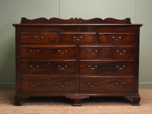 fig 1. Superb Quality Large Antique Georgian Lancashire Chest