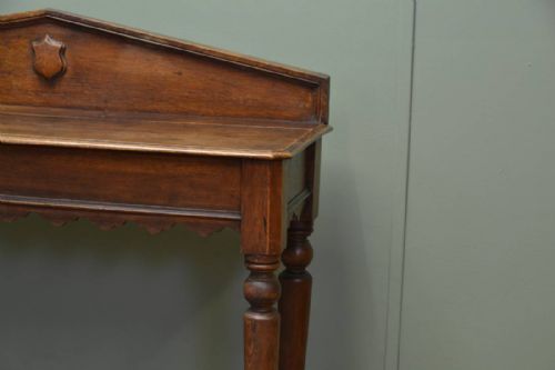 fig 2. Victorian Oak Country Antique Console Table