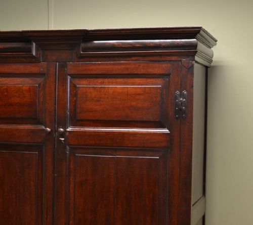fig 2. 17th Century Period Oak Antique Harness Cupboard