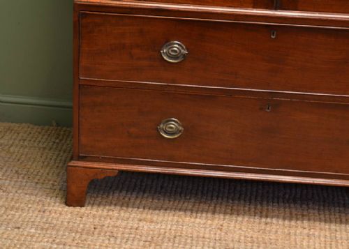 fig 2. Georgian Mahogany Antique Linen Press of Small Proportions