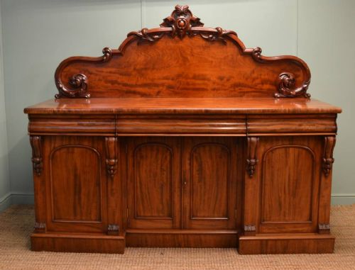 Large, Superb Quality, Victorian Mahogany Antique Sideboard
