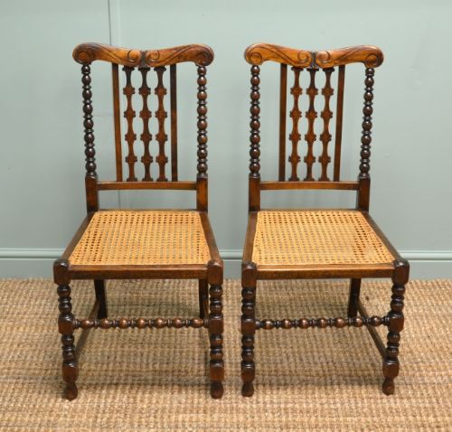 Pair of Small Occasional Antique Chairs.