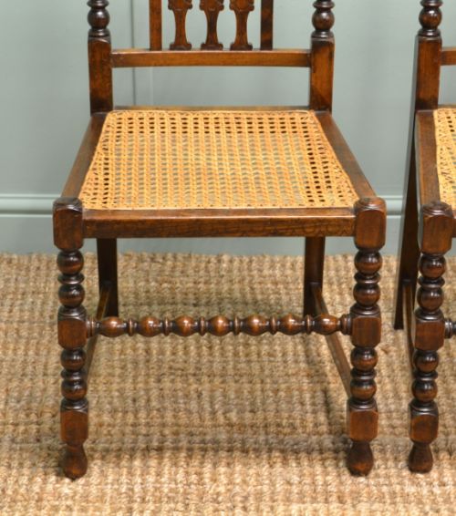 fig 1. Pair of Small Occasional Antique Chairs.