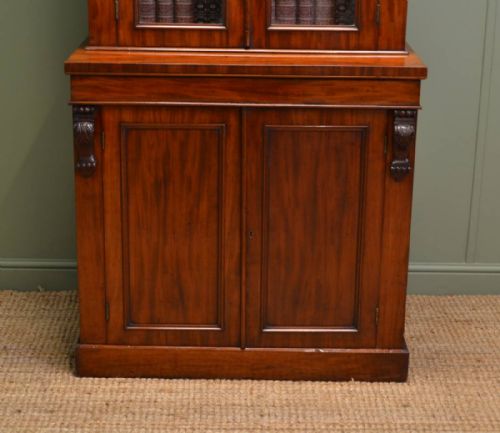 fig 2. Quality Antique Victorian, Attractively Proportioned, Glazed Bookcase