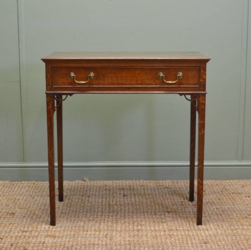Regency Fine Oak Antique Side Table.