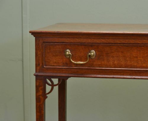 fig 2. Regency Fine Oak Antique Side Table.