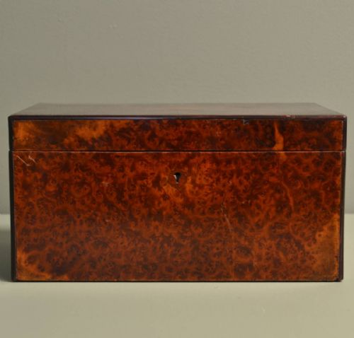 Unusual Birds Eye Maple Small Antique Box