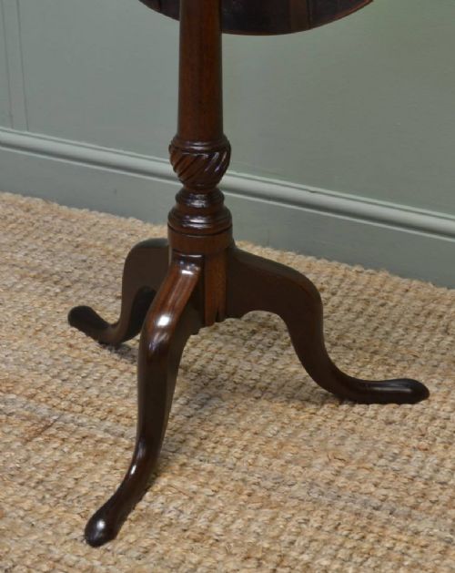 fig 2. Georgian Mahogany Antique Occasional Wine Table