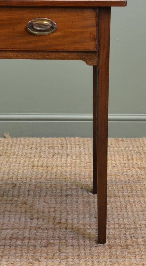 fig 1. Country Georgian Antique Mahogany Side Table