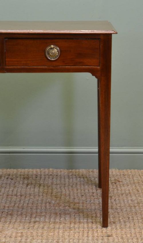 fig 1. Georgian Mahogany Antique Side Table