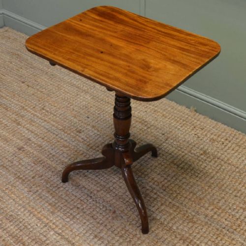 Regency Mahogany Antique Tripod Occasional Table