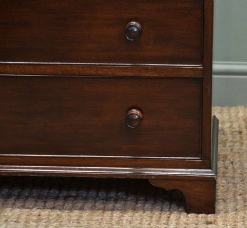 fig 1. Small Period Mahogany Antique Chest of Drawers