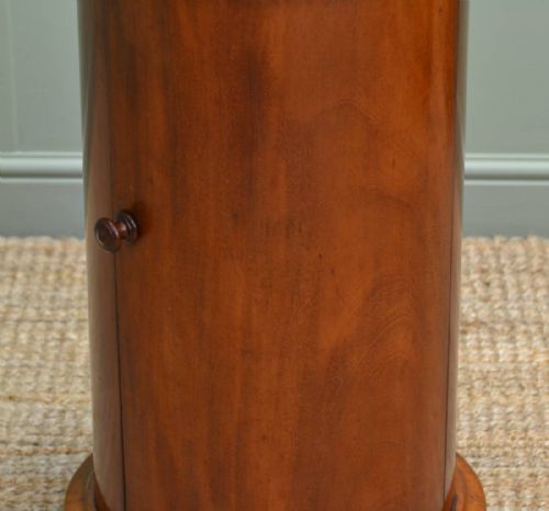 fig 2. Unusual Mahogany Antique Cylindrical Cupboard.
