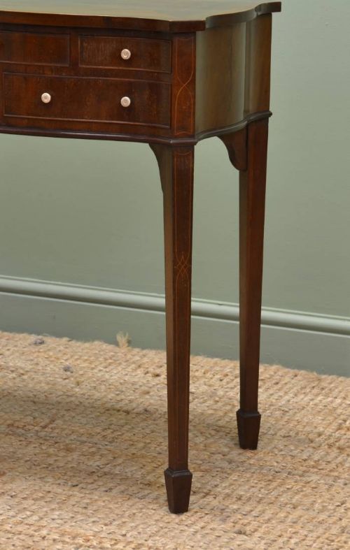 fig 1. Fine Quality Mahogany Antique Edwardian Inlaid Side Table