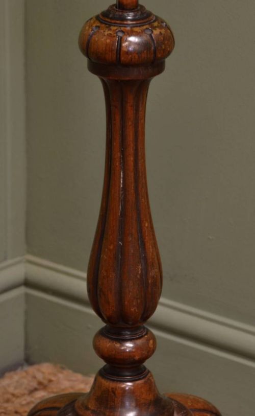 fig 2. William IV Antique Rosewood Decorative Pole Screen