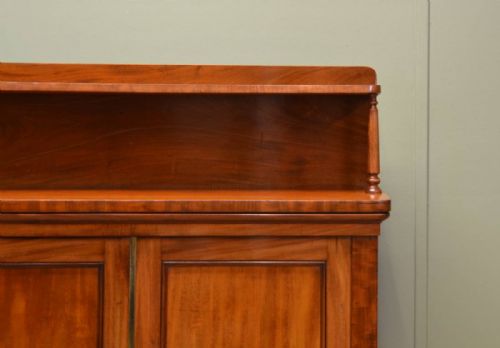 fig 2. Victorian Mellow Mahogany Antique Chiffonier Cupboard