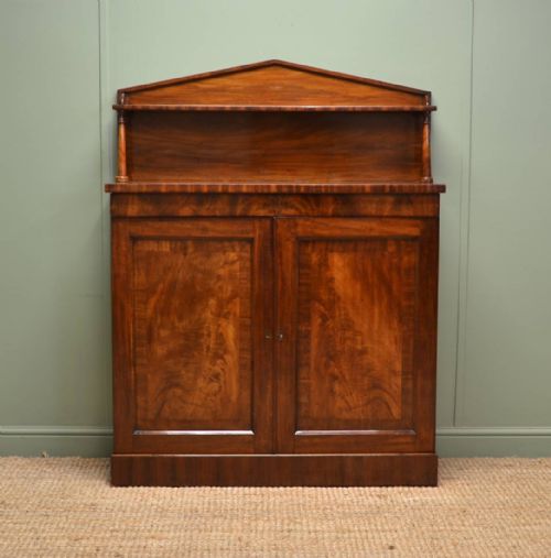 Regency Mahogany Antique Chiffonier / Cupboard