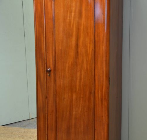 fig 2. Victorian Antique Mahogany Triple Wardrobe